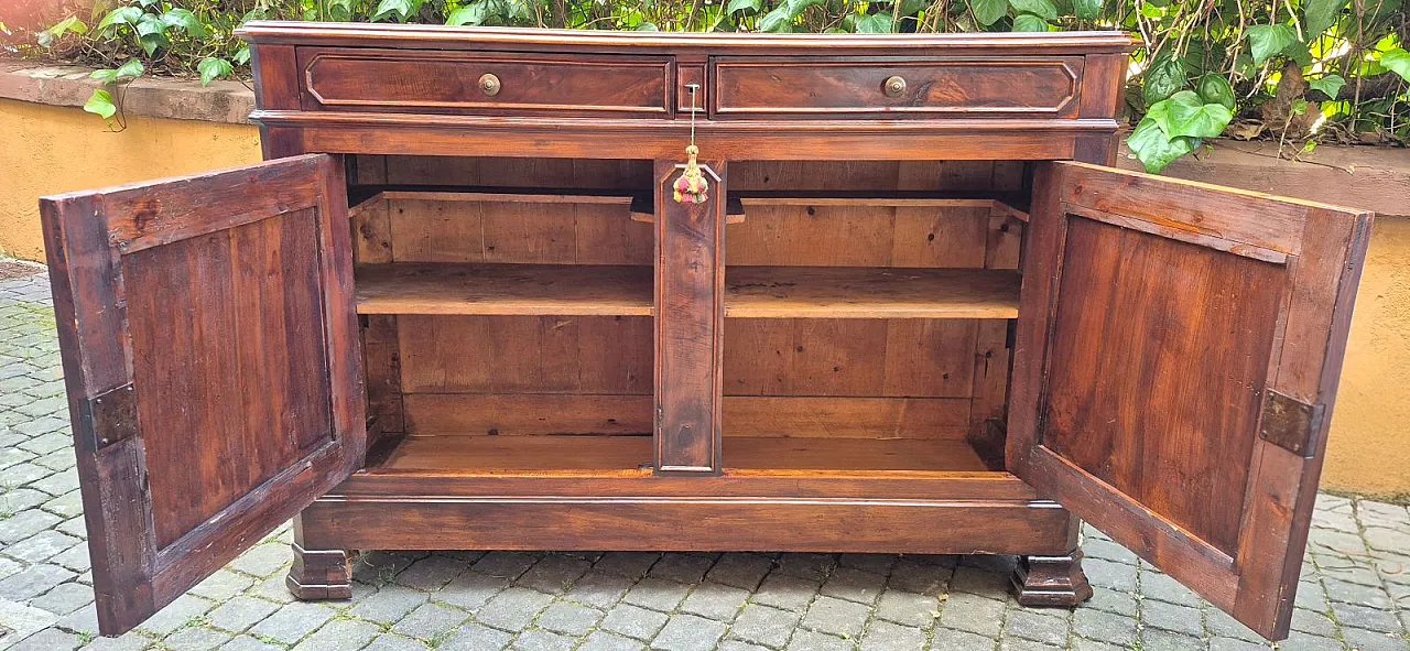 Credenza in legno di noce, metà '800 4