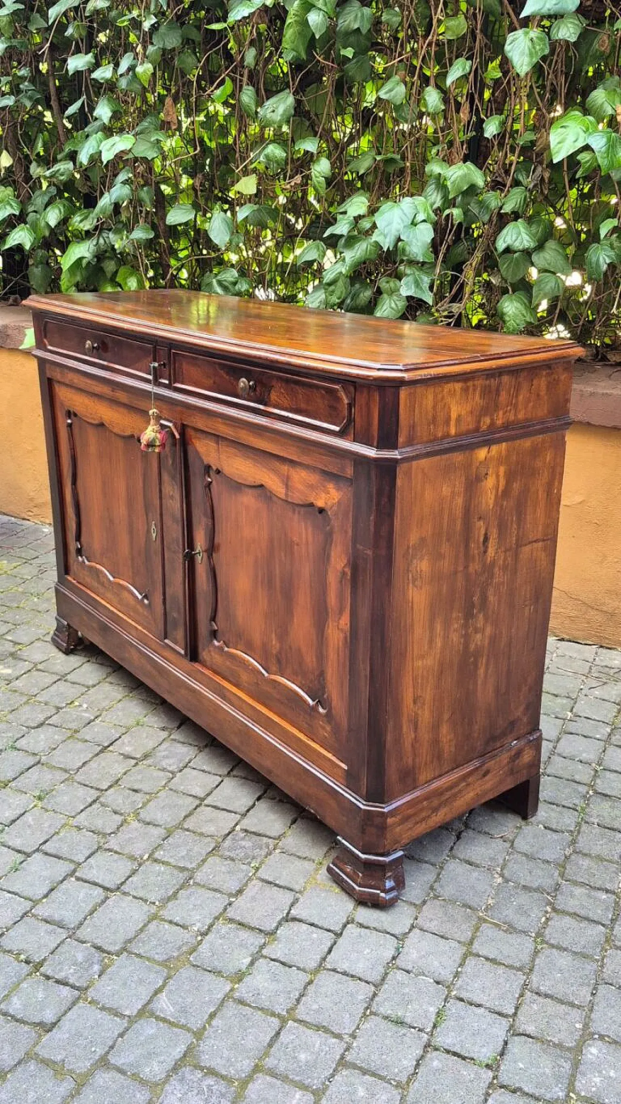 Credenza in legno di noce, metà '800 7