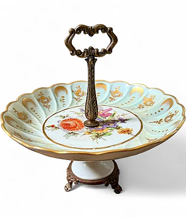 Limoges stand William Guérin bronze and gold, late 19th century