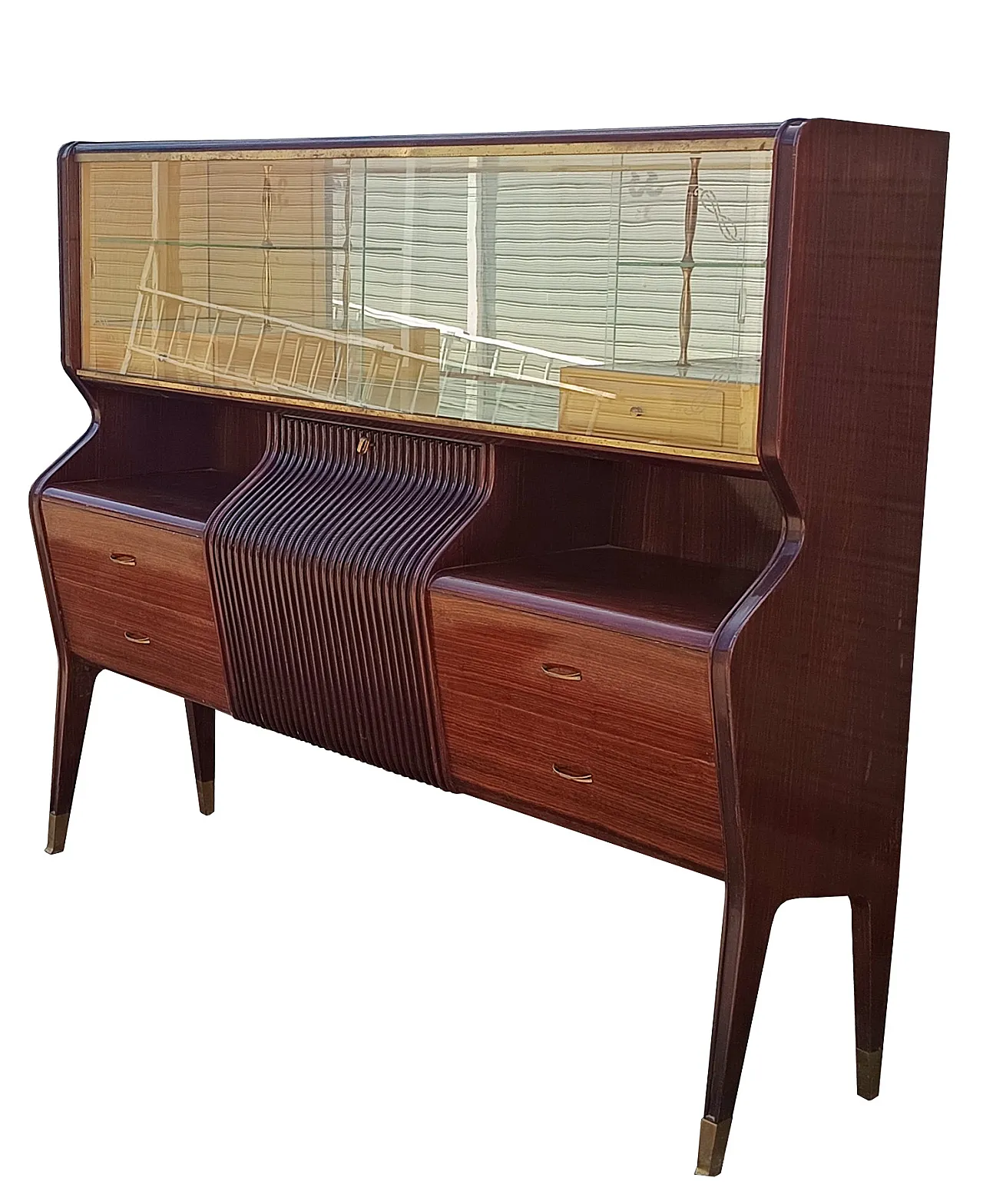 Credenza con vetrina di Osvaldo Borsani, anni '50 2