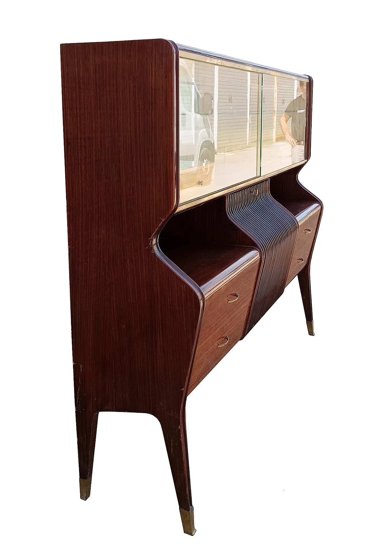 Credenza con vetrina di Osvaldo Borsani, anni '50 4