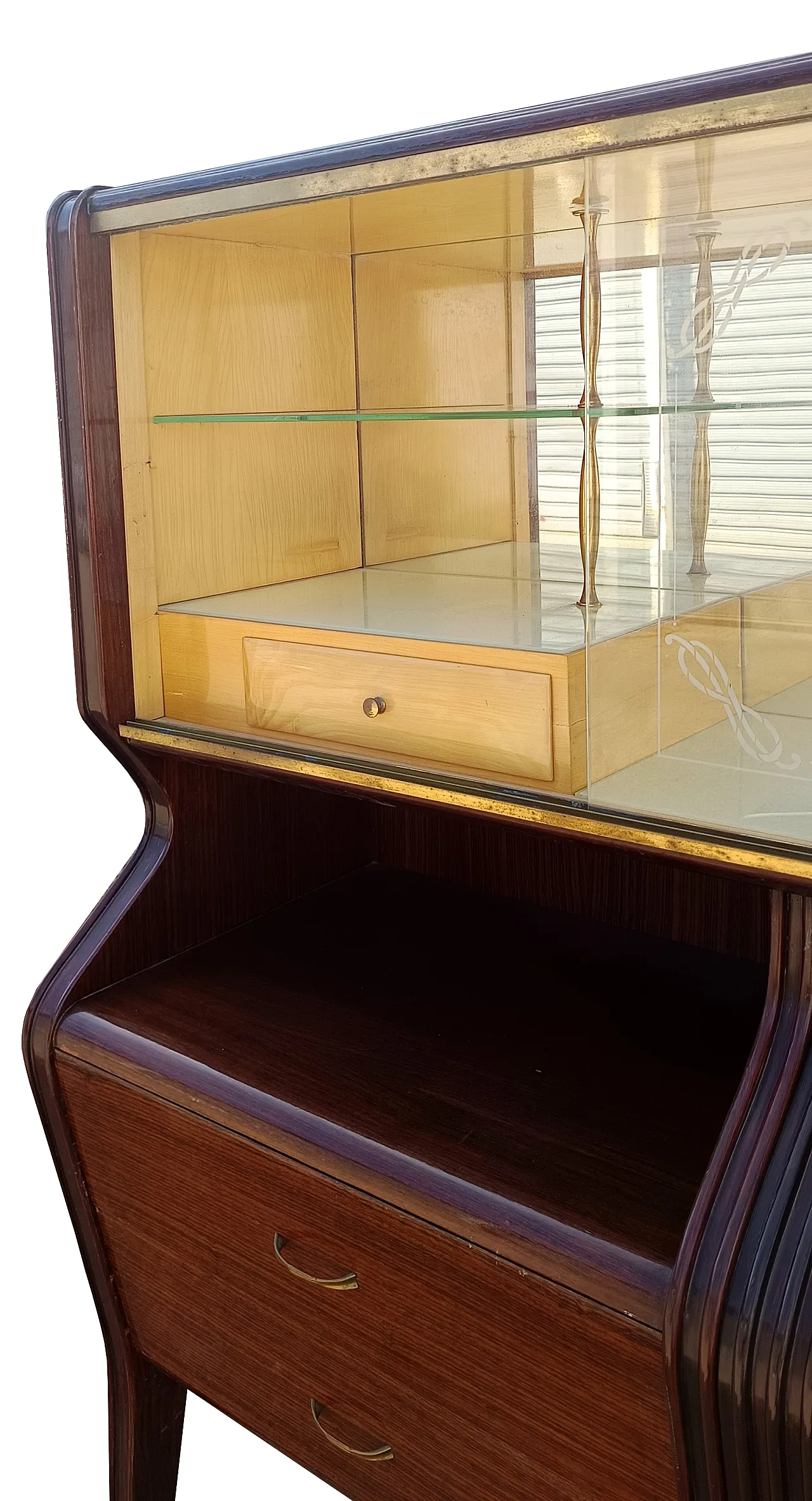 Credenza con vetrina di Osvaldo Borsani, anni '50 5