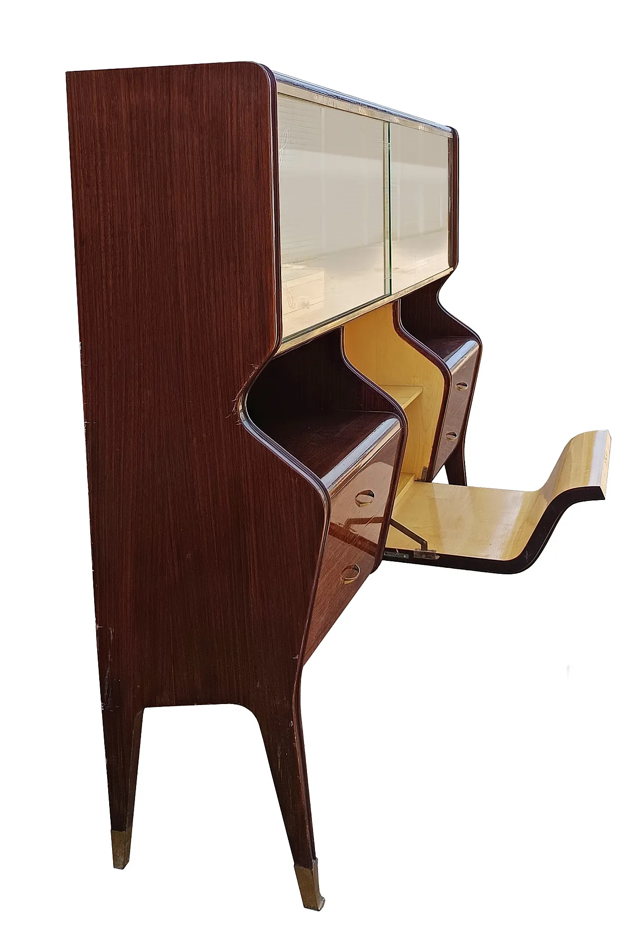 Credenza con vetrina di Osvaldo Borsani, anni '50 8