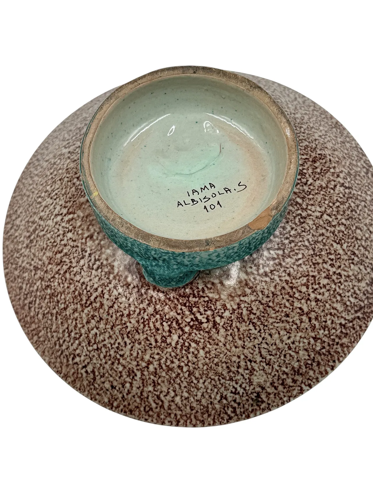 Futurist ceramic saw few, Iama Albisola Italy 1930s 10