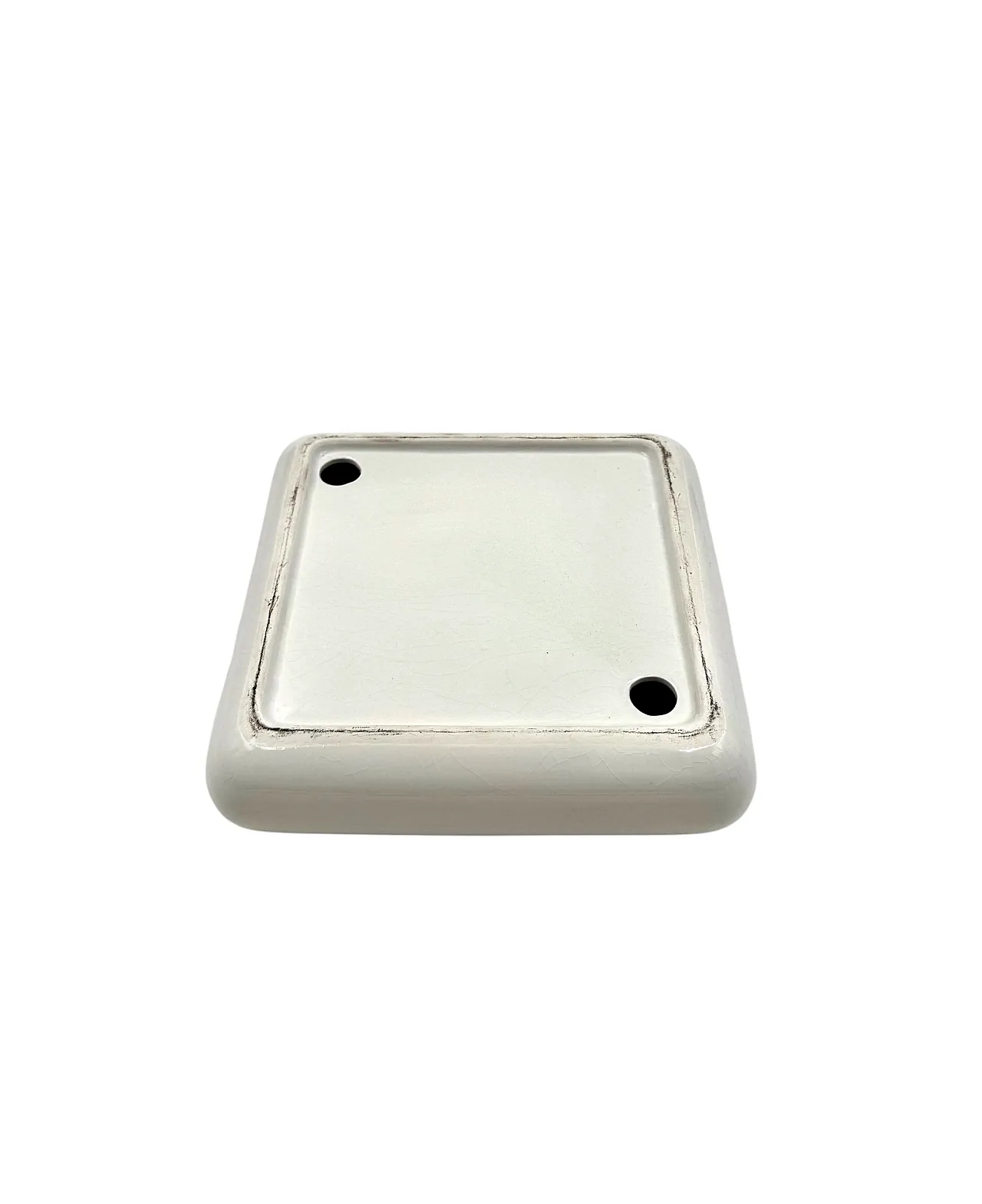 Space Age black and white ceramic pocket emptier 1980 12