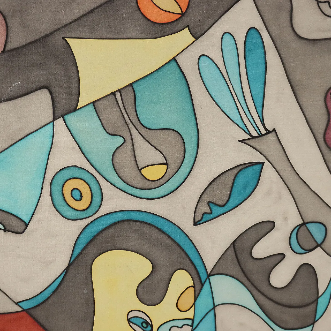 Painting by Maria Mesch, oil on canvas, 20th century 5