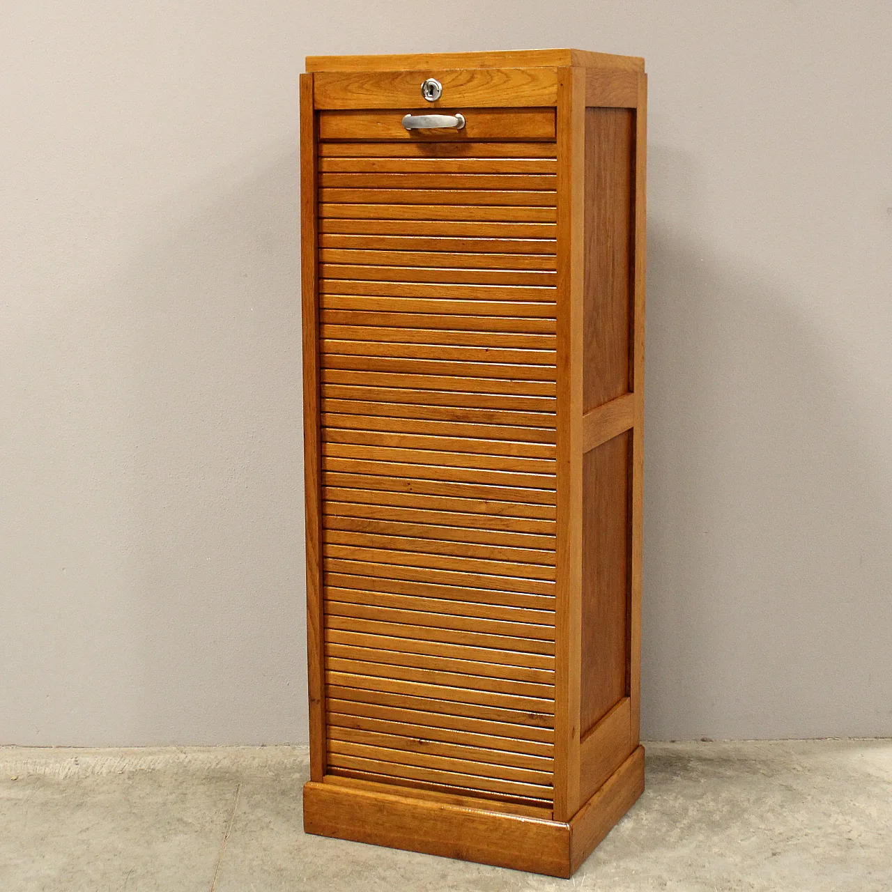 Archive filing cabinet with shutter, early 20th century 3