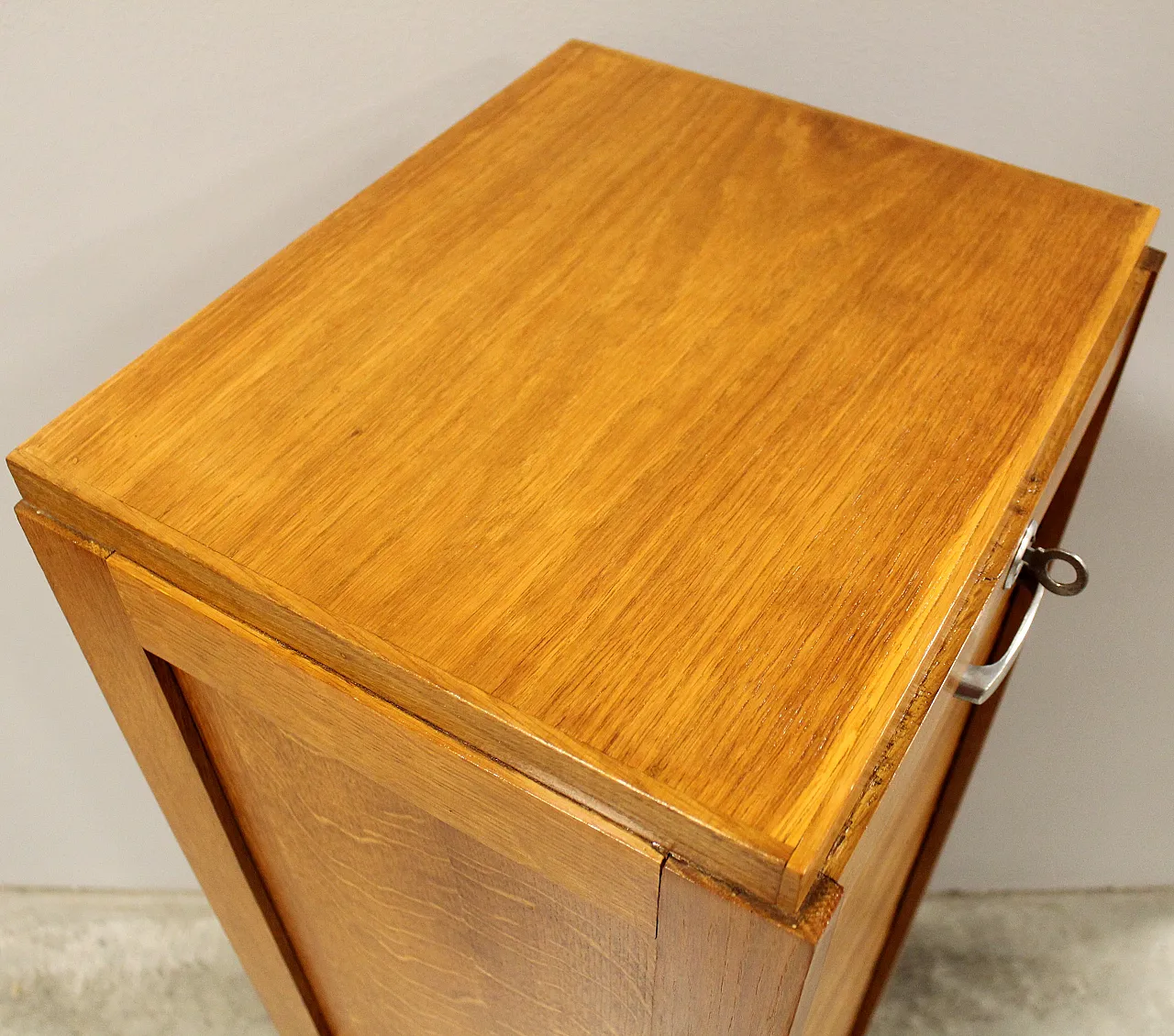 Archive filing cabinet with shutter, early 20th century 8