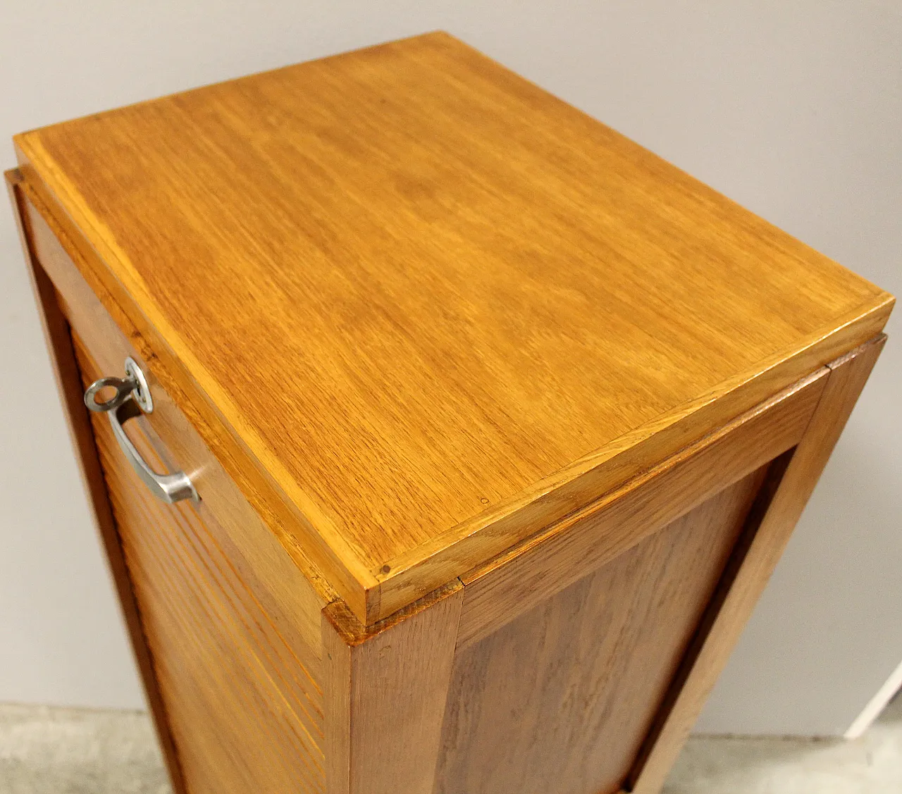 Archive filing cabinet with shutter, early 20th century 9