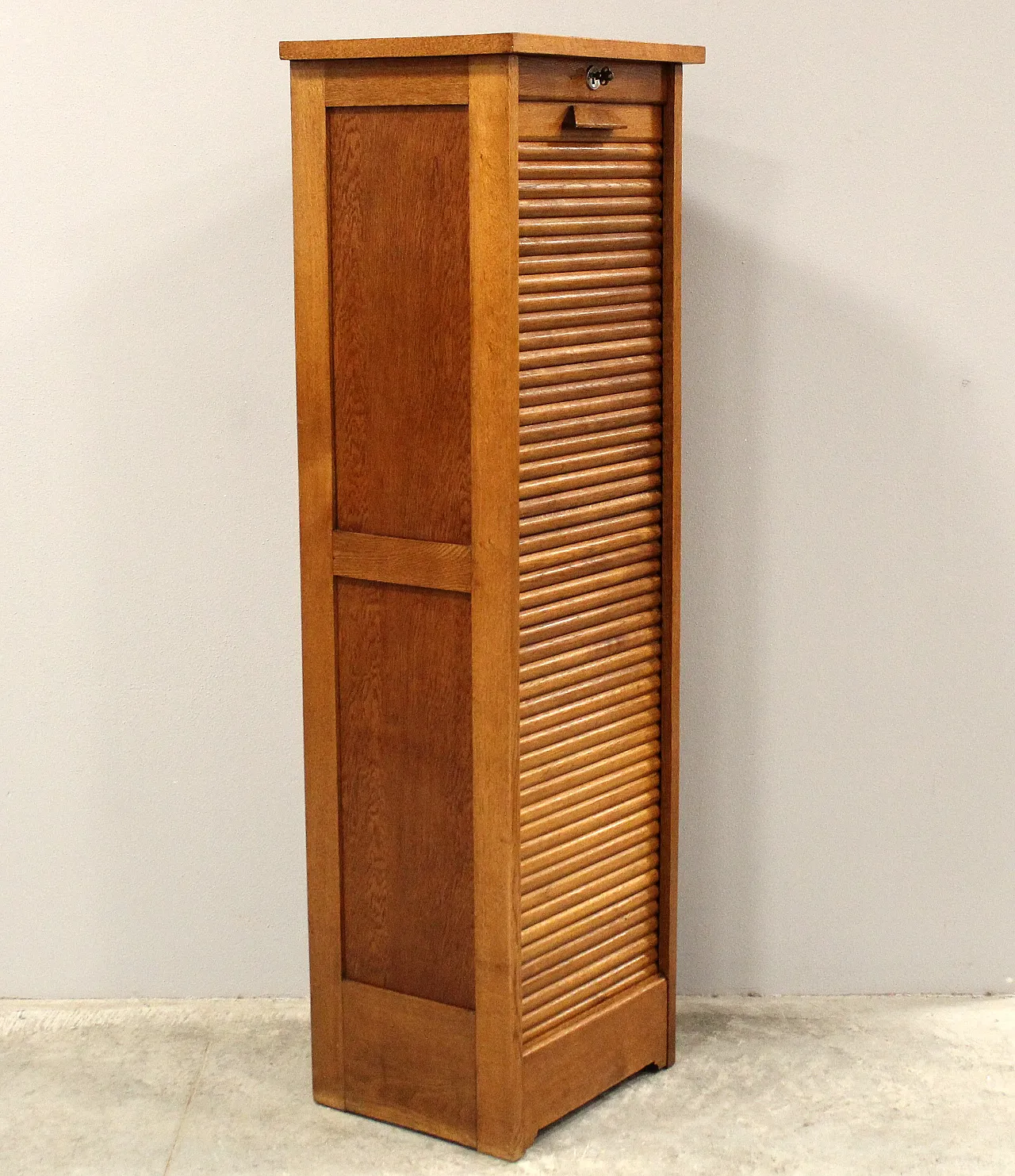 Archive filing cabinet with shutter, early 20th century 3