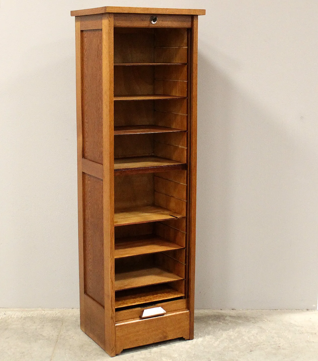 Archive filing cabinet with shutter, early 20th century 5