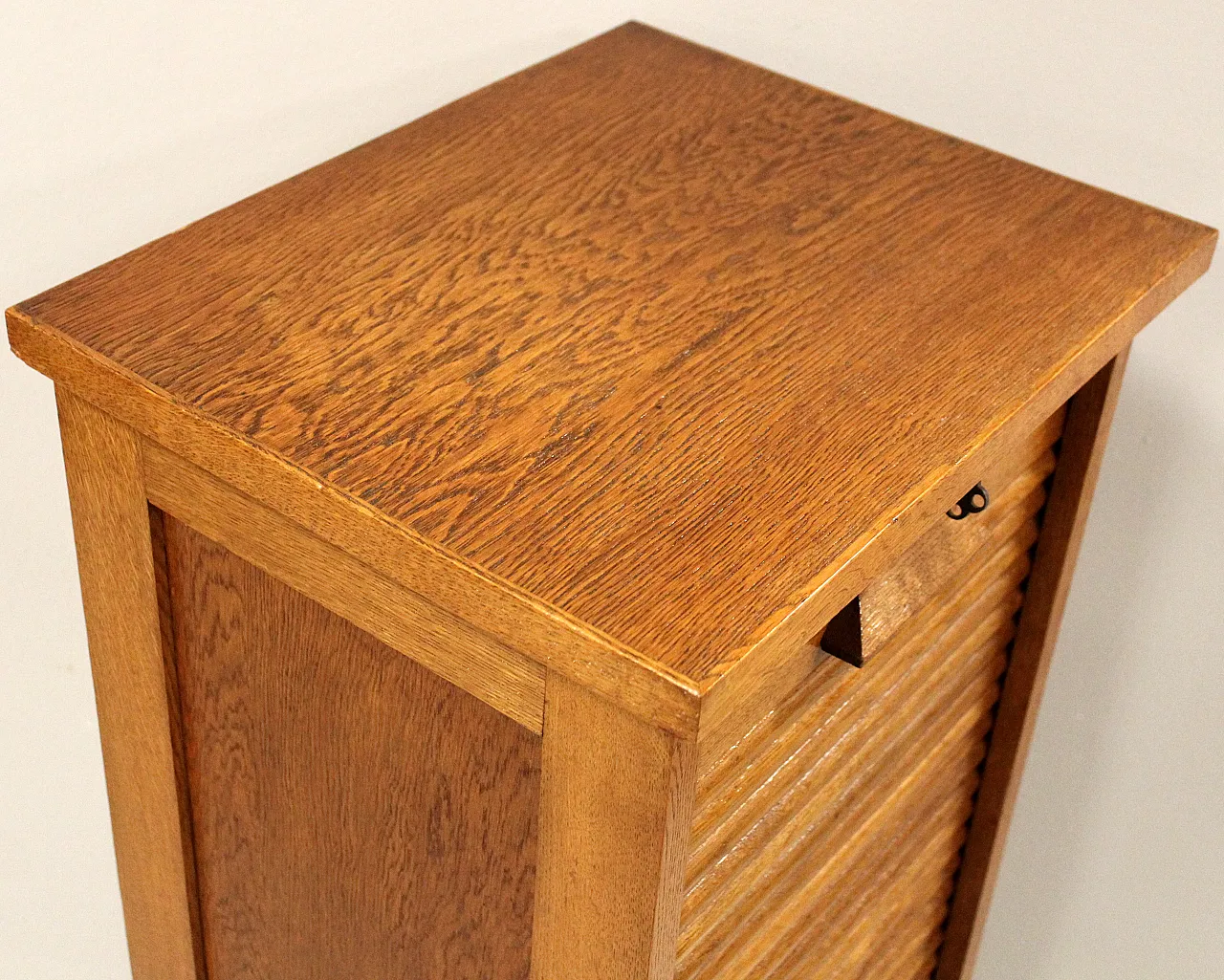 Archive filing cabinet with shutter, early 20th century 7