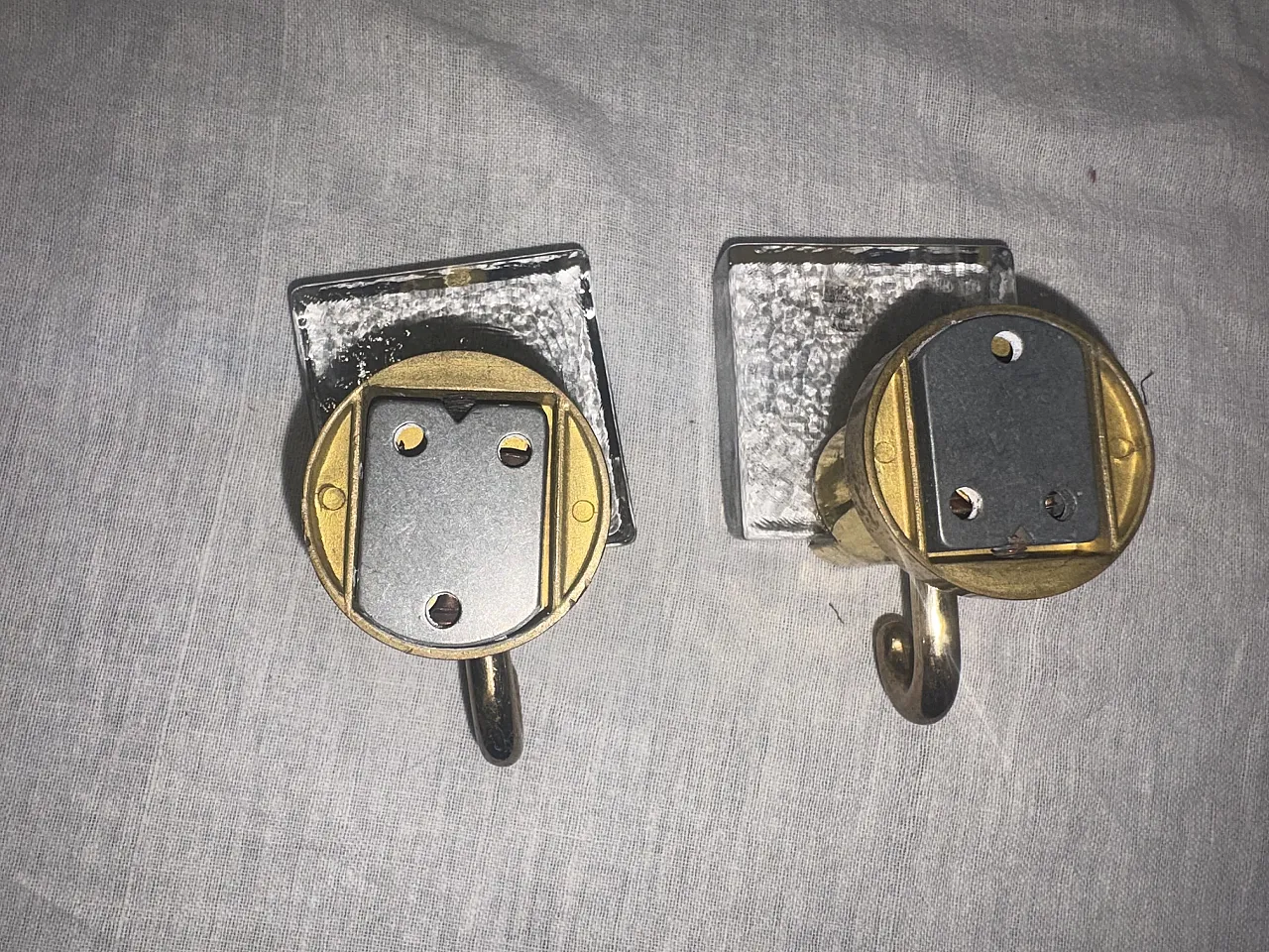Pair of Murano glass coat hangers, 1960s 8
