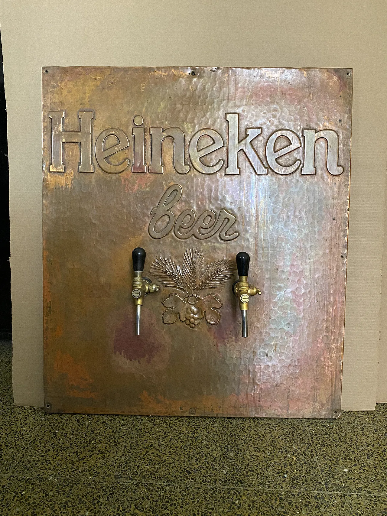 Spillatrice Heineken in rame, anni 2000 4
