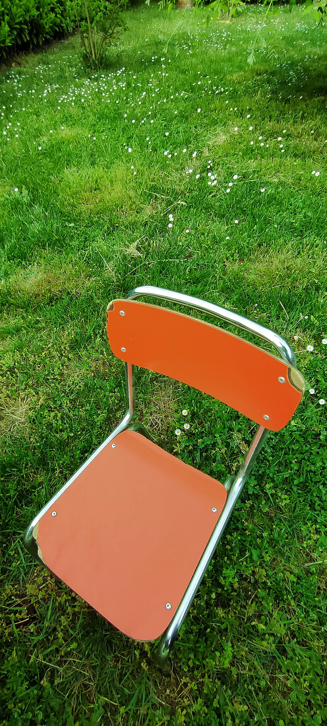 Formica kindergarten table with 4 chairs, 1960s 18