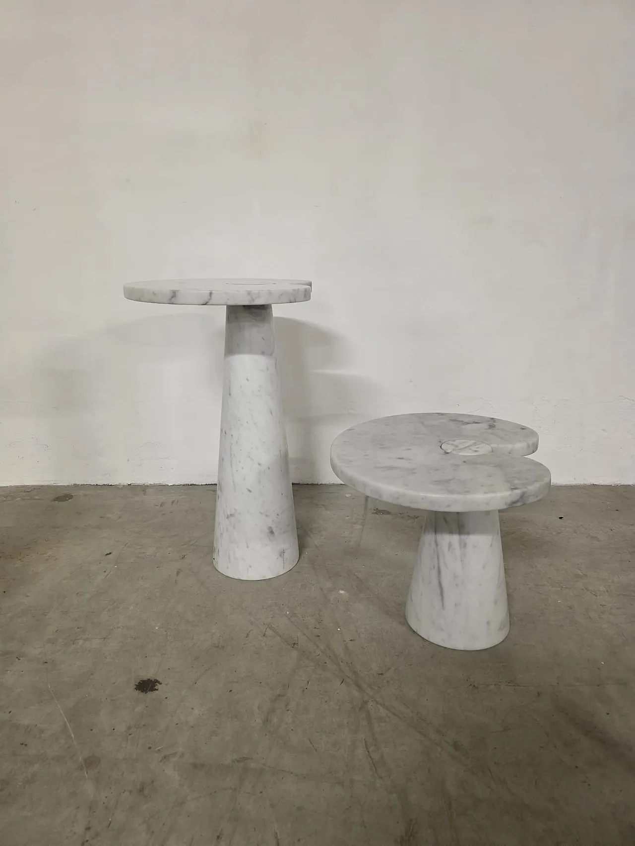 Pair of coffee tables Eros by Angelo Mangiarotti for Skipper, 1970s 1