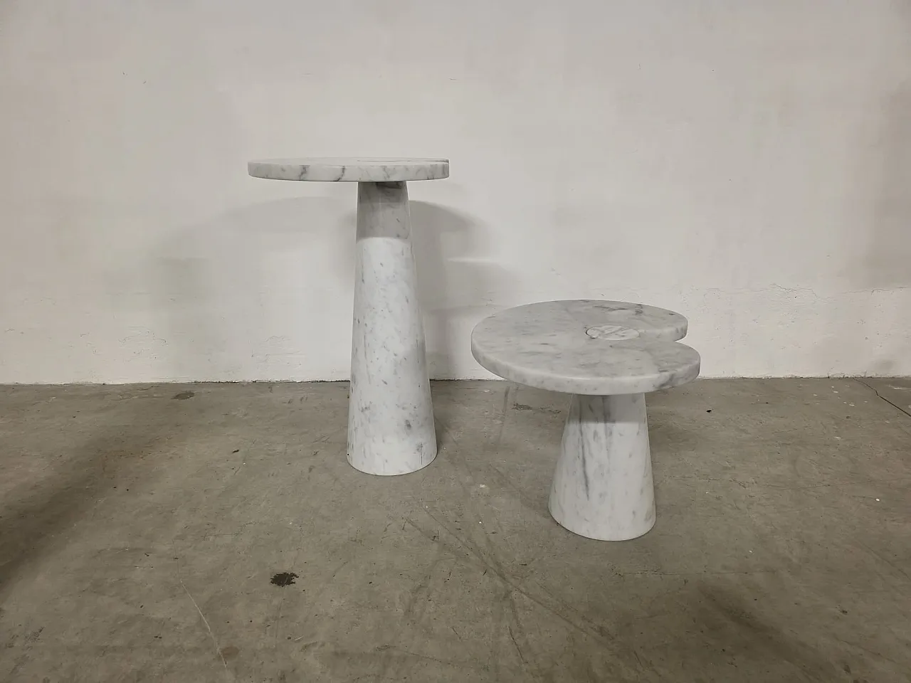 Pair of coffee tables Eros by Angelo Mangiarotti for Skipper, 1970s 2
