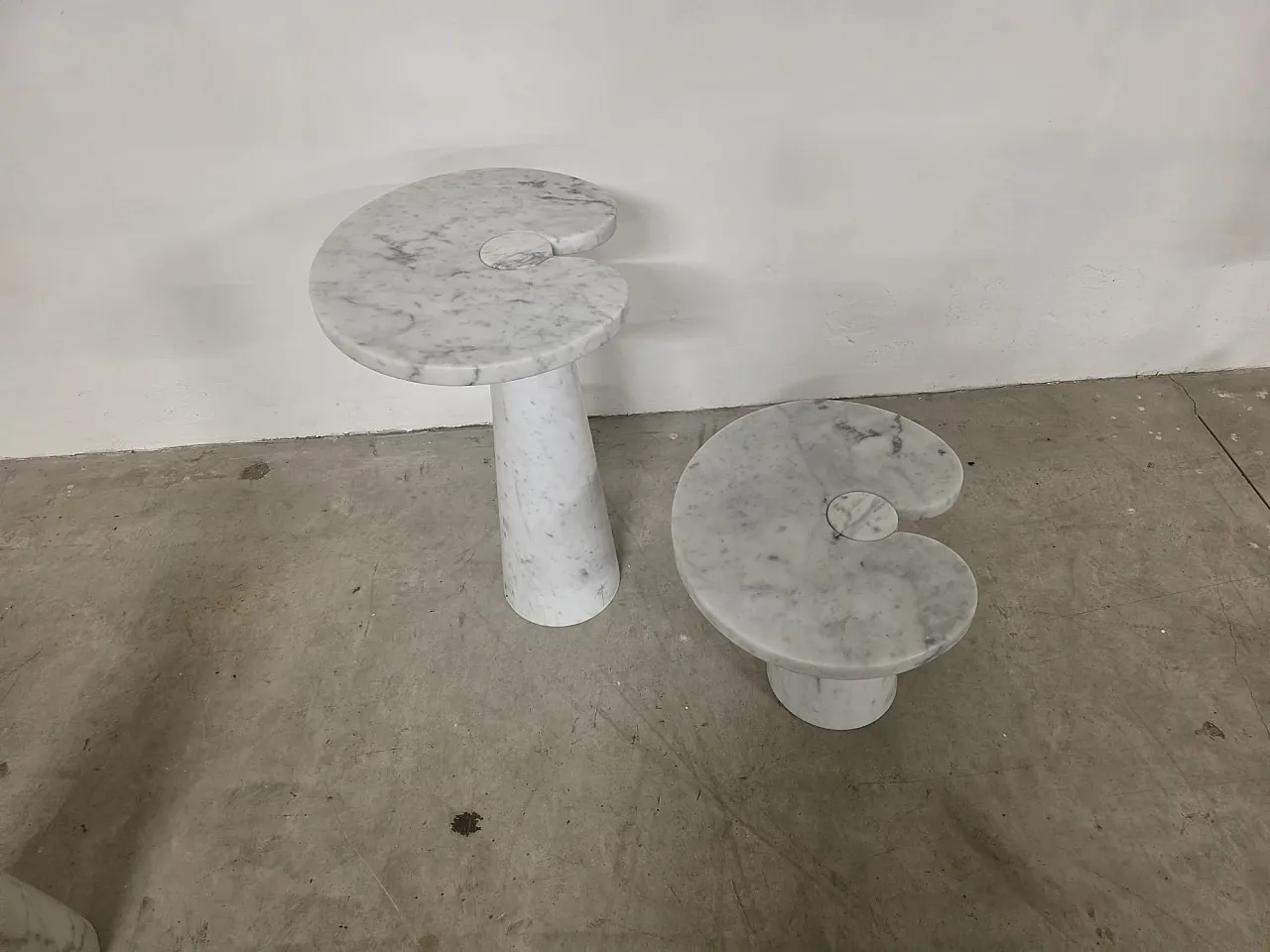 Pair of coffee tables Eros by Angelo Mangiarotti for Skipper, 1970s 3