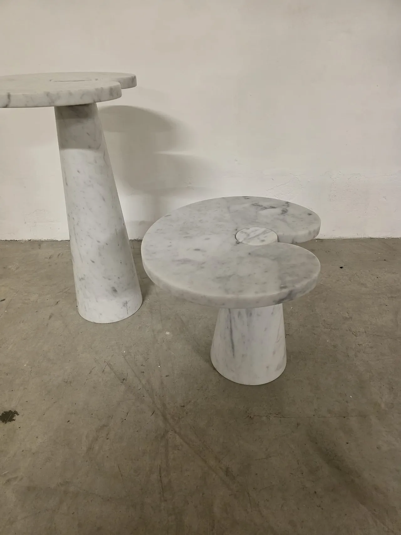 Pair of coffee tables Eros by Angelo Mangiarotti for Skipper, 1970s 5