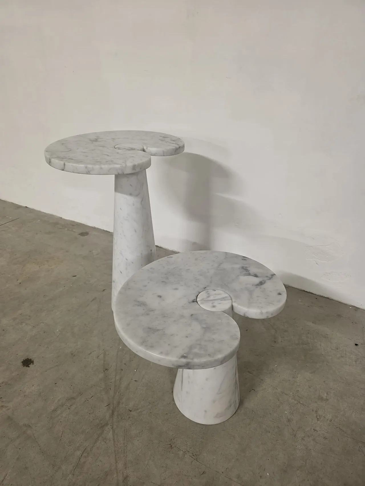 Pair of coffee tables Eros by Angelo Mangiarotti for Skipper, 1970s 14
