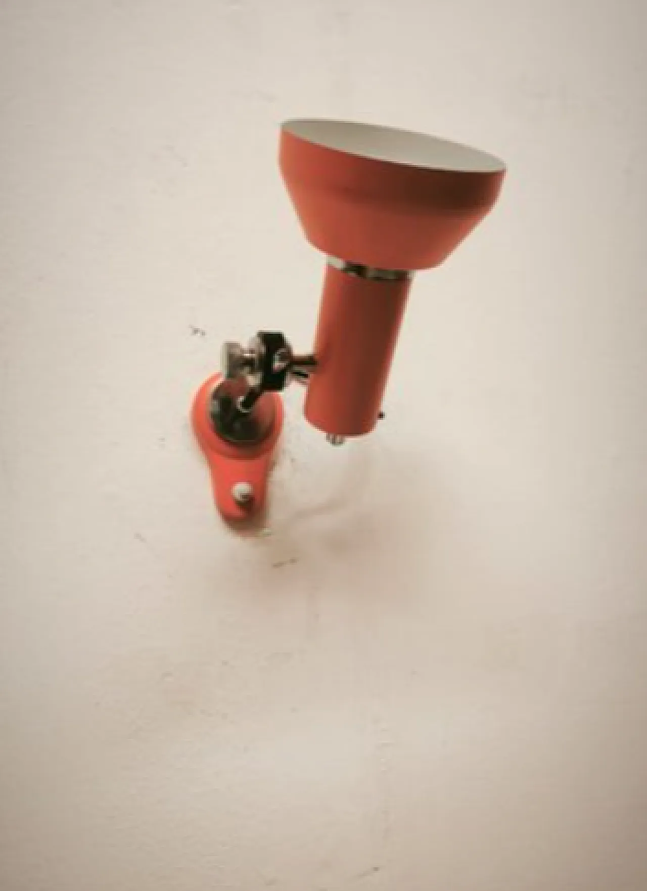 Adjustable spotlight with push button switch, 1970s 3