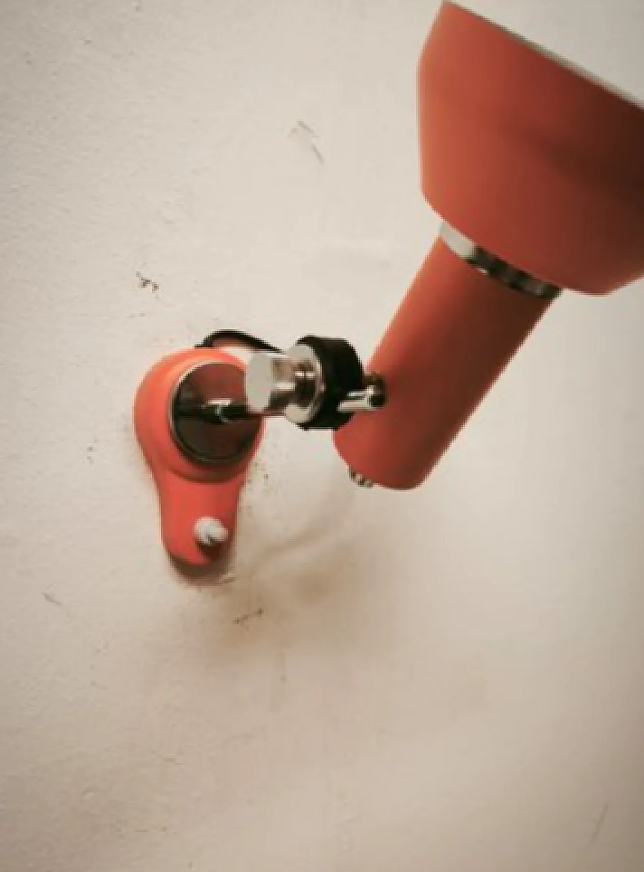 Adjustable spotlight with push button switch, 1970s 6