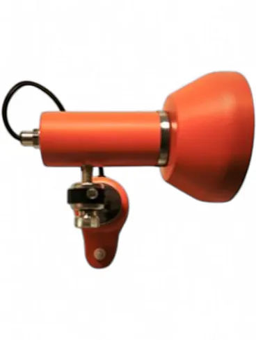 Adjustable spotlight with push button switch, 1970s