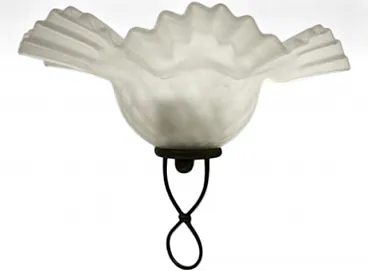 Rustic wall sconce, 1980s
