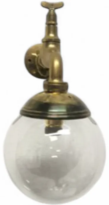 Brass faucet applique, 1960s