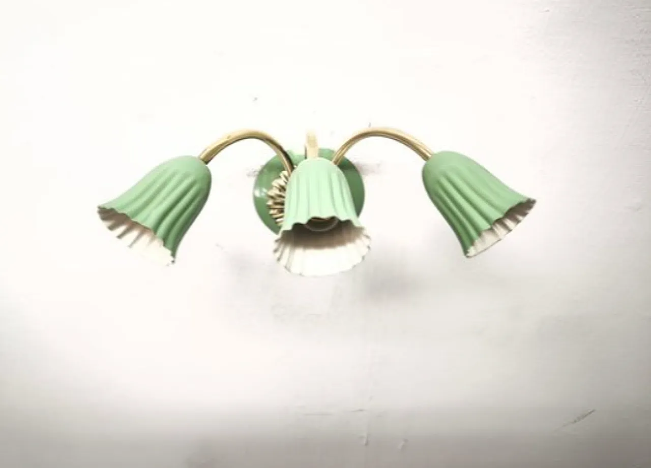 Sputnik wall light from Tre Luci, 1940s 4