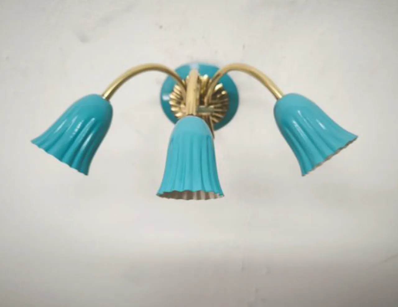 Sputnik wall light from Tre Luci, 1940s 6