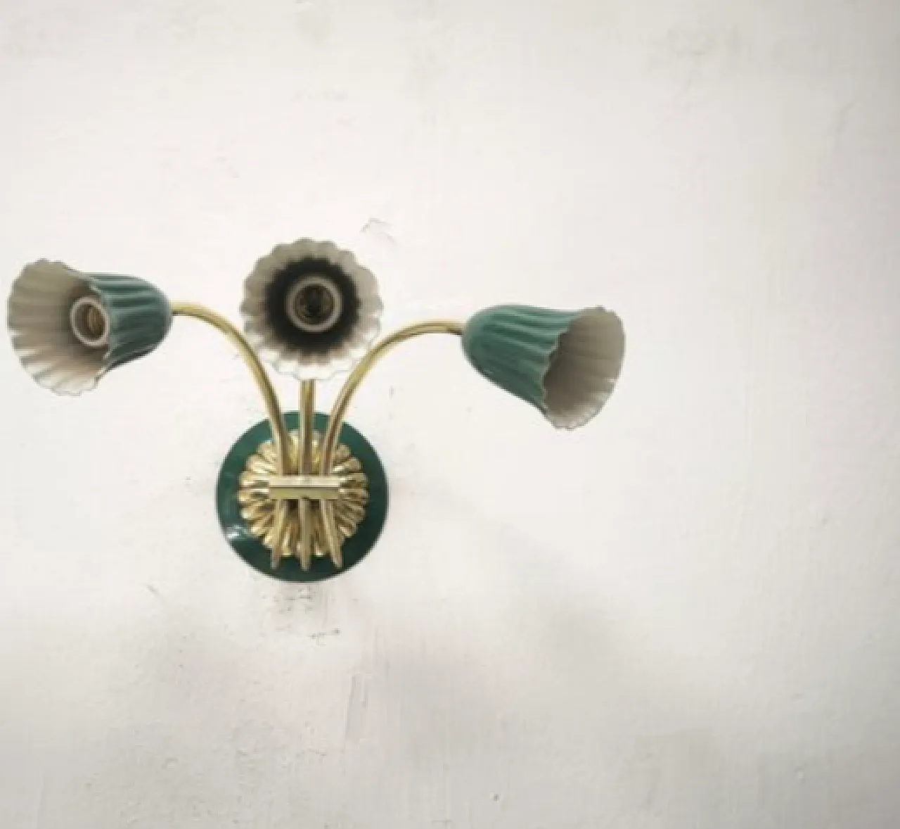Sputnik wall light from Tre Luci, 1940s 3
