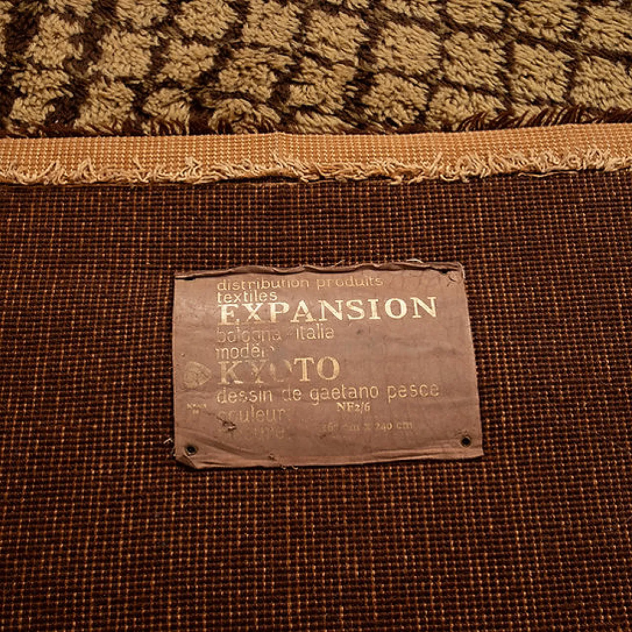 Tappeto Kyoto di Gaetano Pesce per Expansion, anni '60 2
