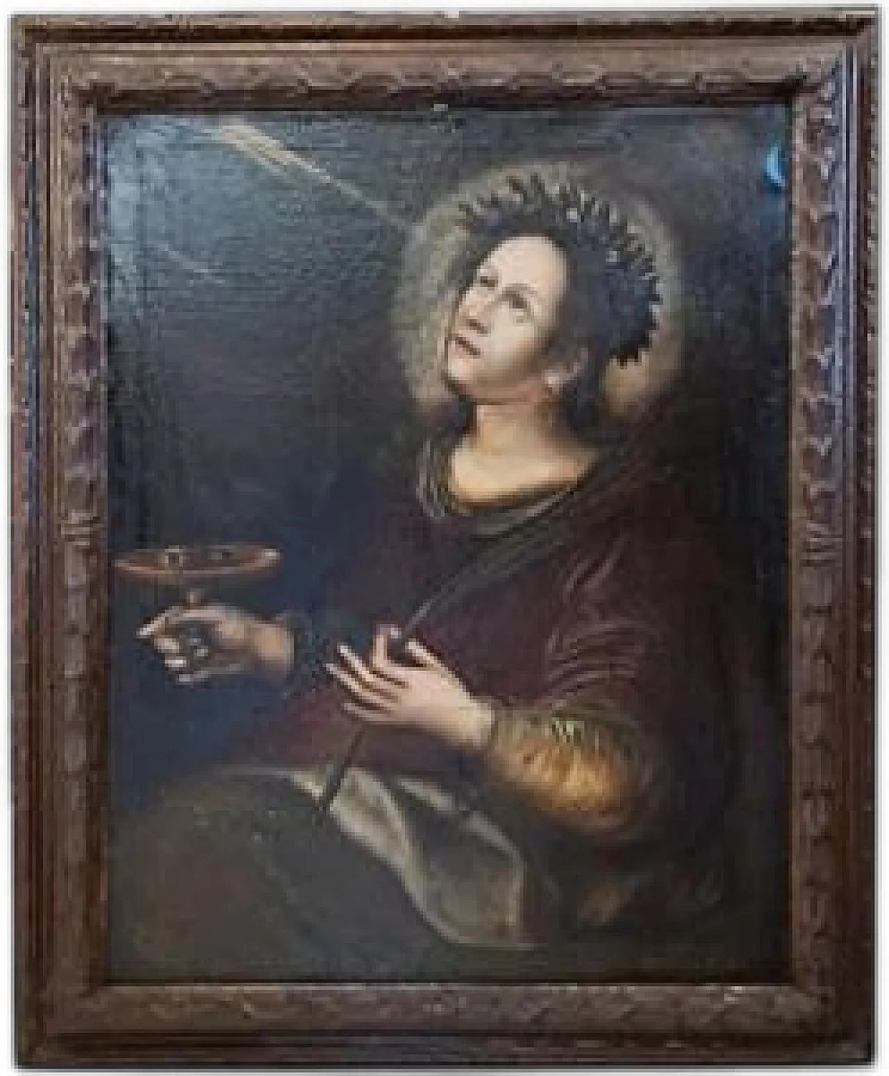 Saint Lucy, oil on canvas, 18th century 10