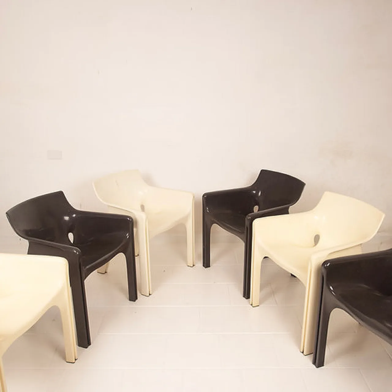 Gaudì armchairs by Vico Magistretti for Artemide, 1960s 8