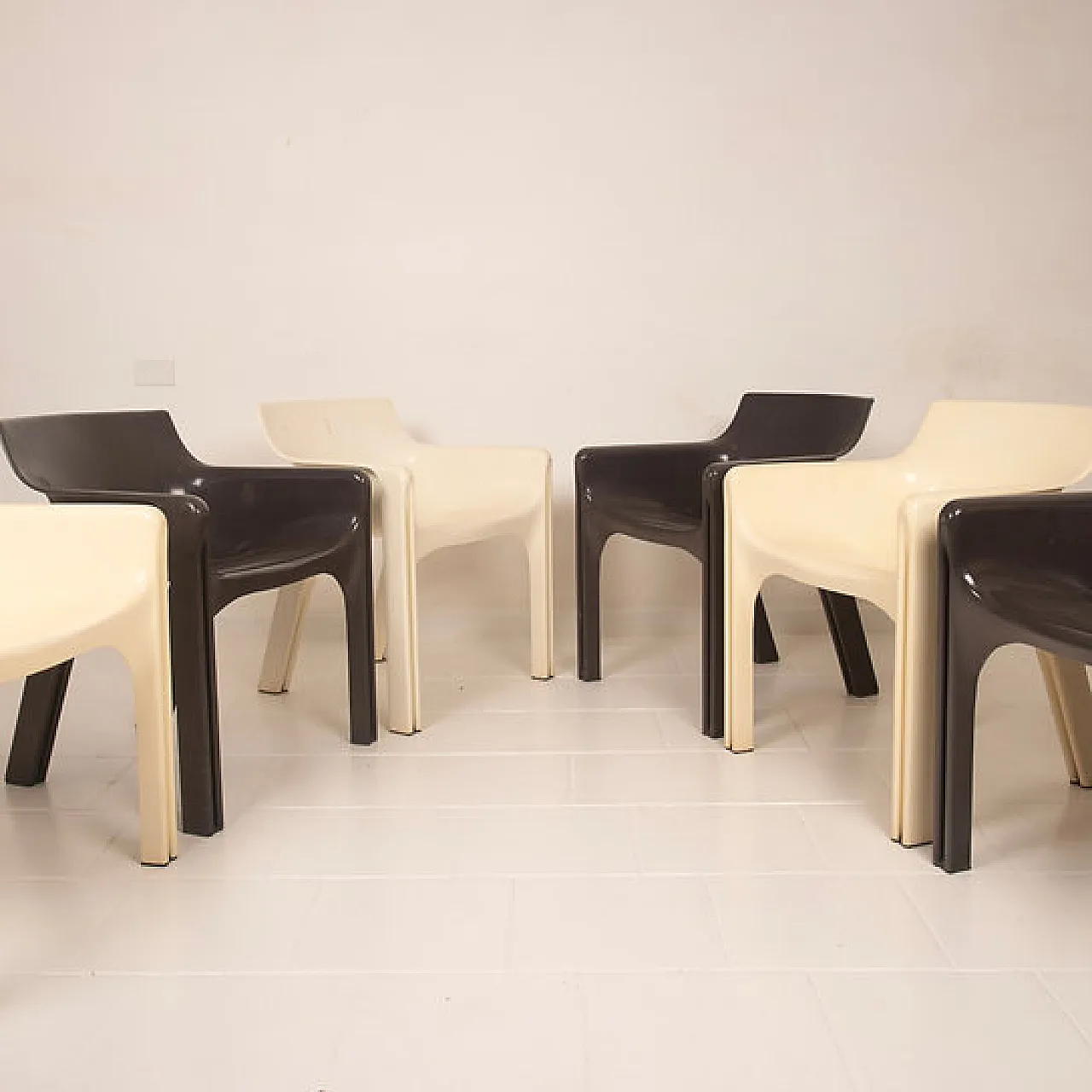 Gaudì armchairs by Vico Magistretti for Artemide, 1960s 13