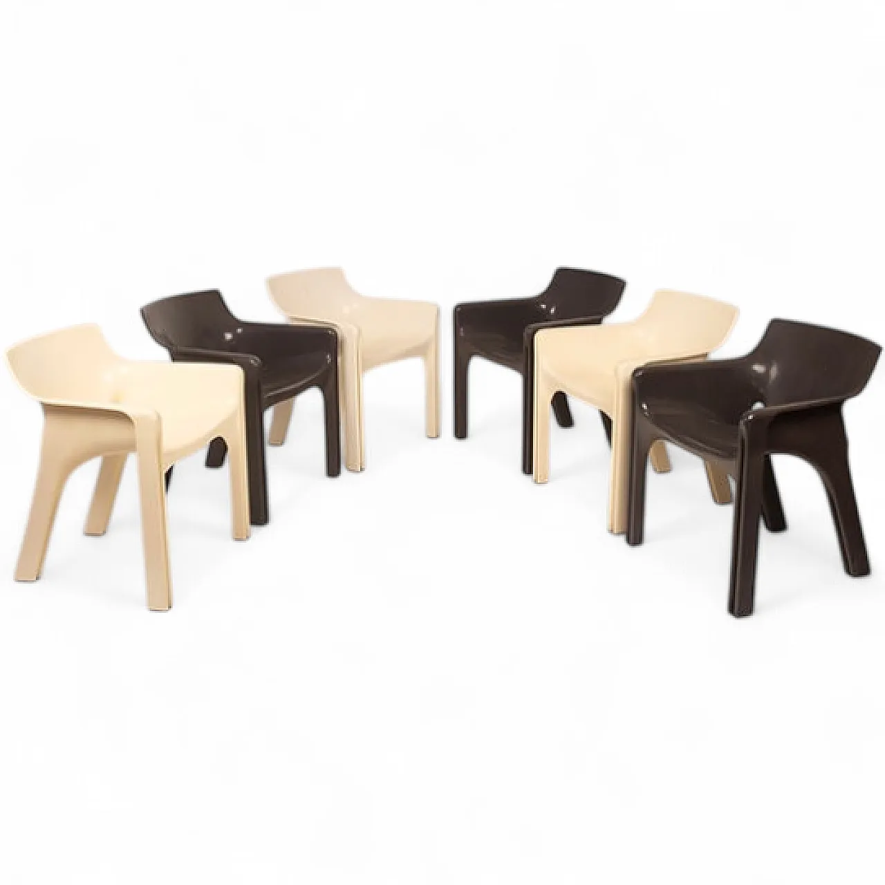Gaudì armchairs by Vico Magistretti for Artemide, 1960s 15