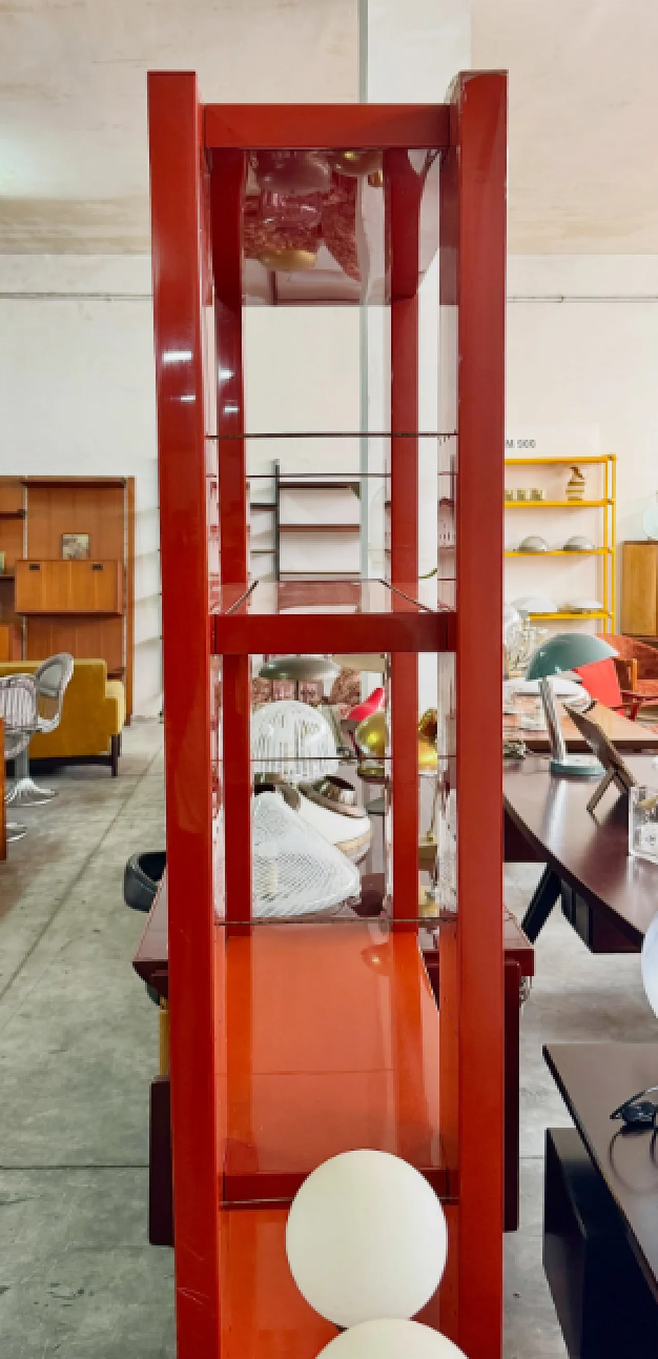 Lacquered plastic bookcase and anodized aluminum inserts, 1970s 9