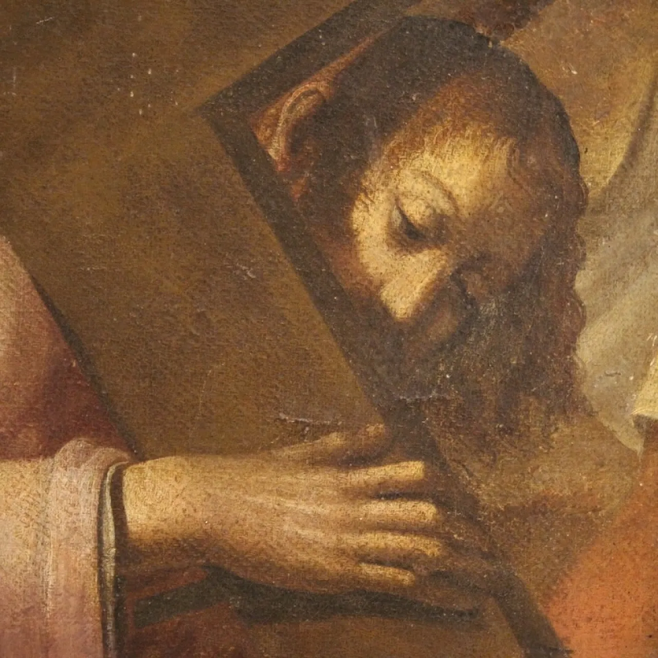 Via Crucis Salita al Calvario, olio su tela, '600 11