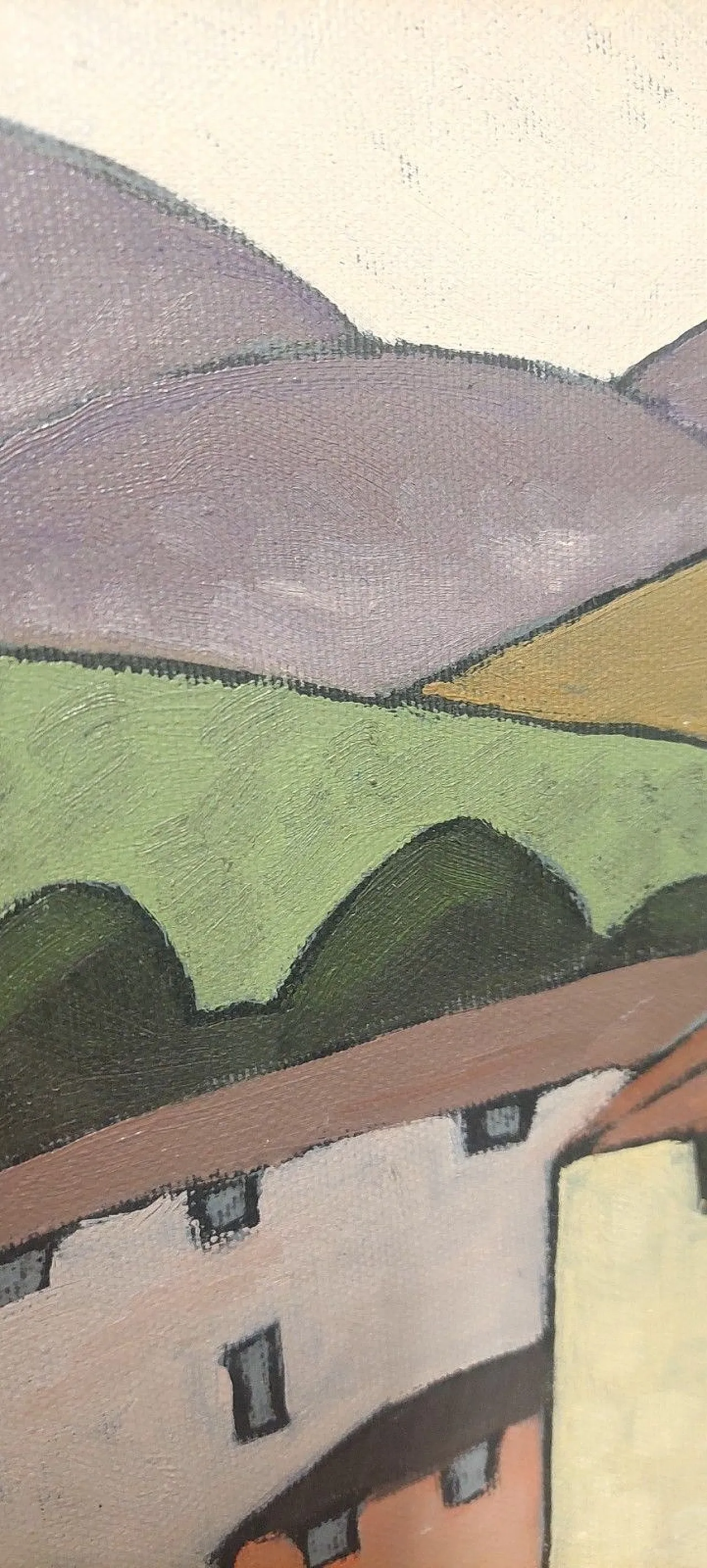 Landscape by Franco Prayer, oil on canvas, 1920s | intOndo