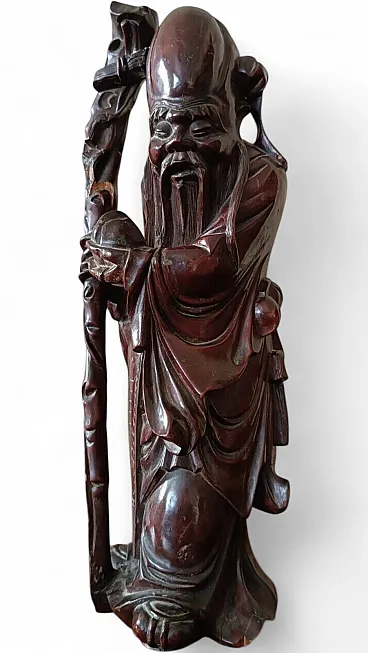 Scultura in palissandro, fine '800