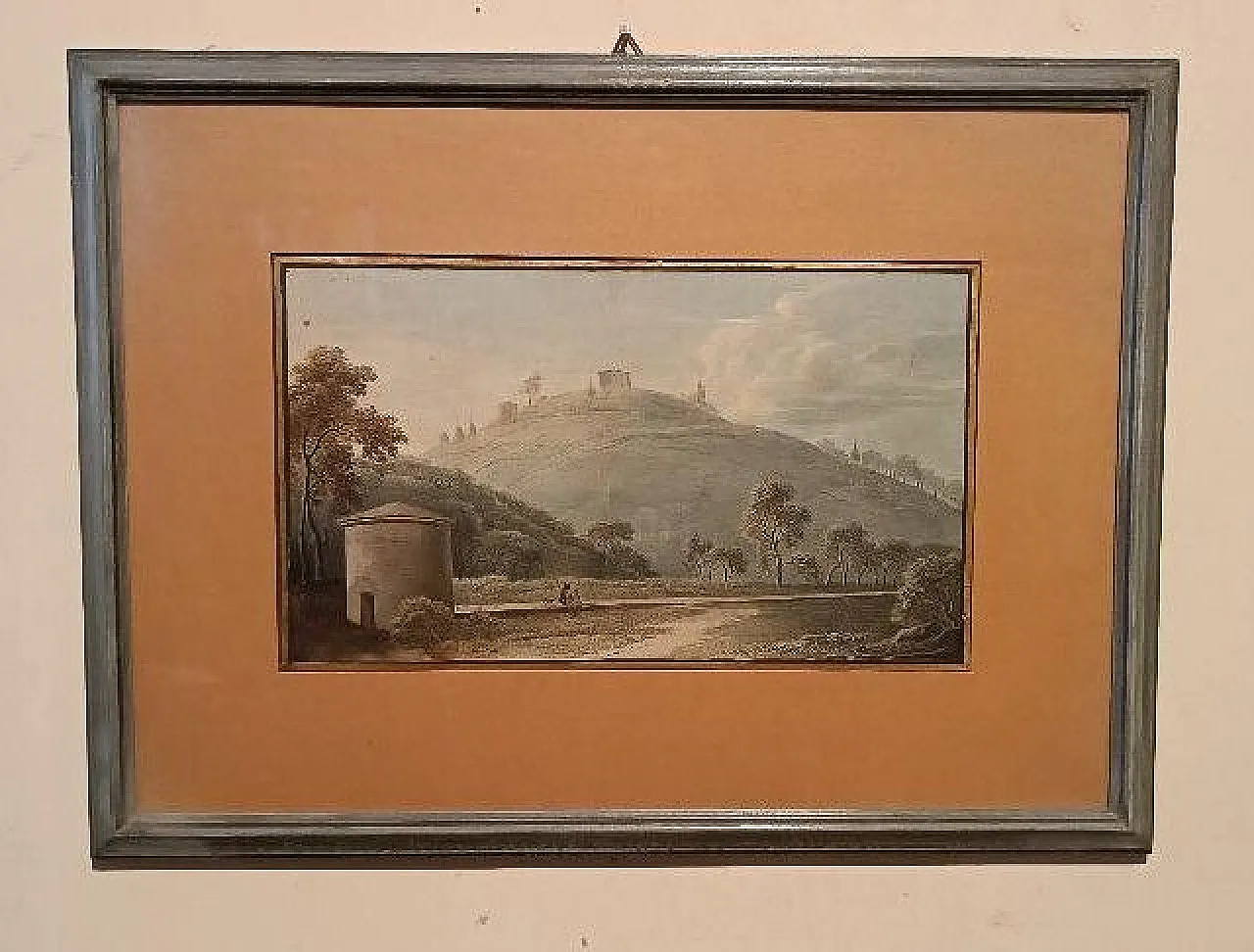 Paesaggio, acquerello su carta, inizio '800 2