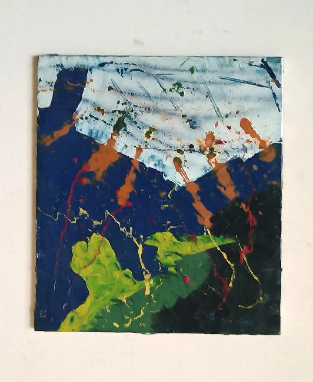 Abstract Painting by Simone Ciani, oil on canvas, 1990s 1