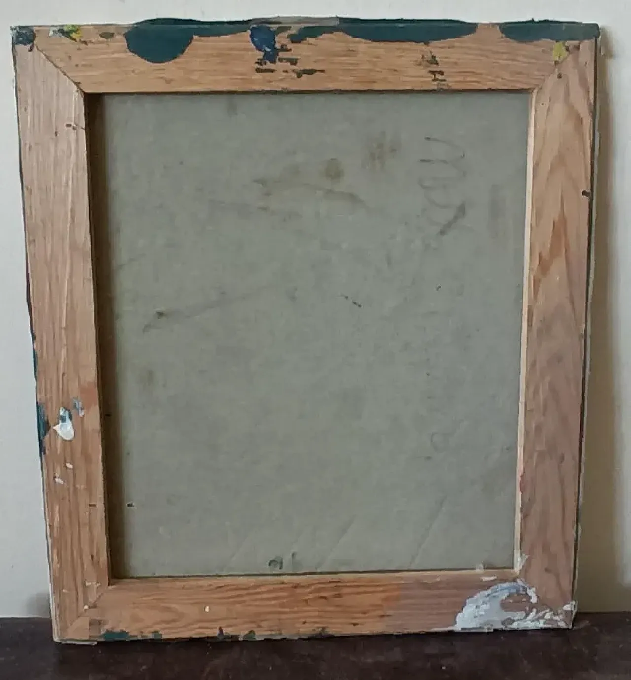 Abstract Painting by Simone Ciani, oil on canvas, 1990s 7