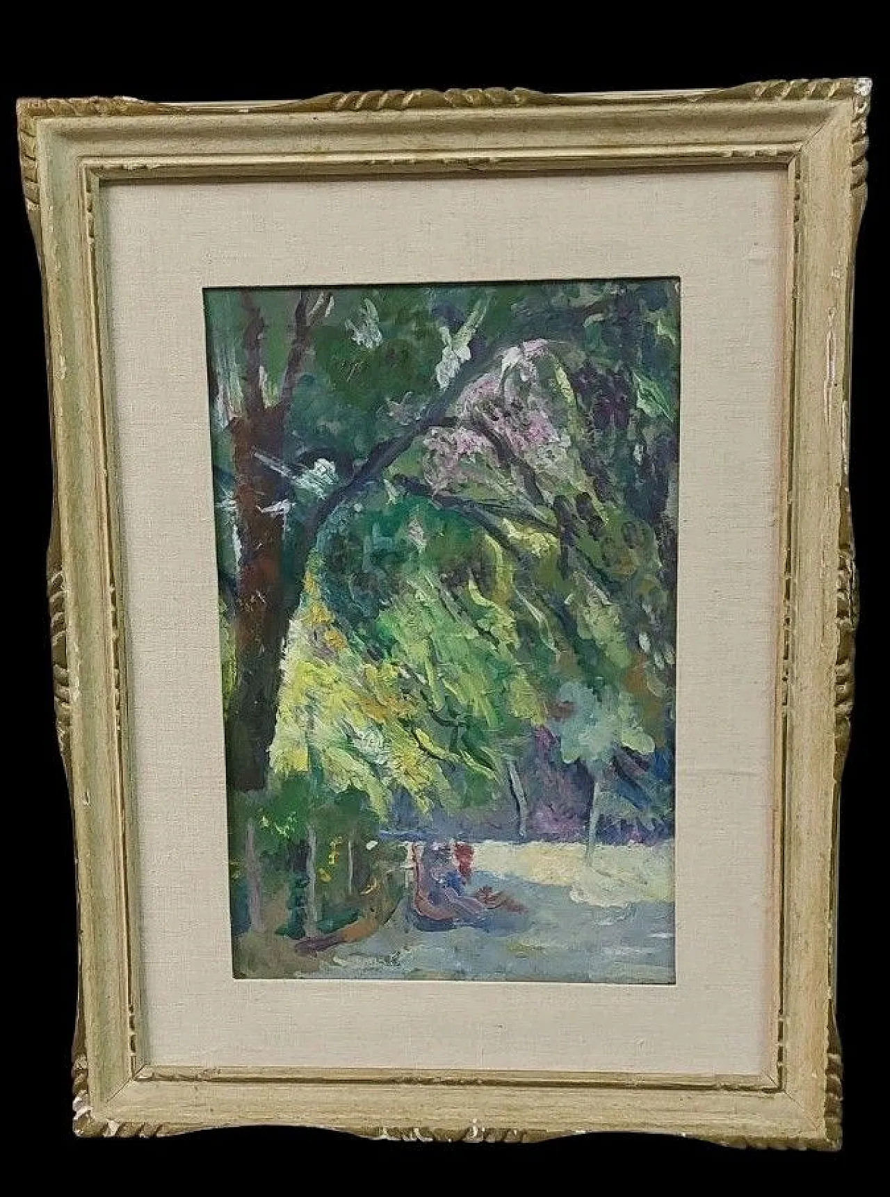 Landscape Impressionist, oil on panel, early 20th century 1
