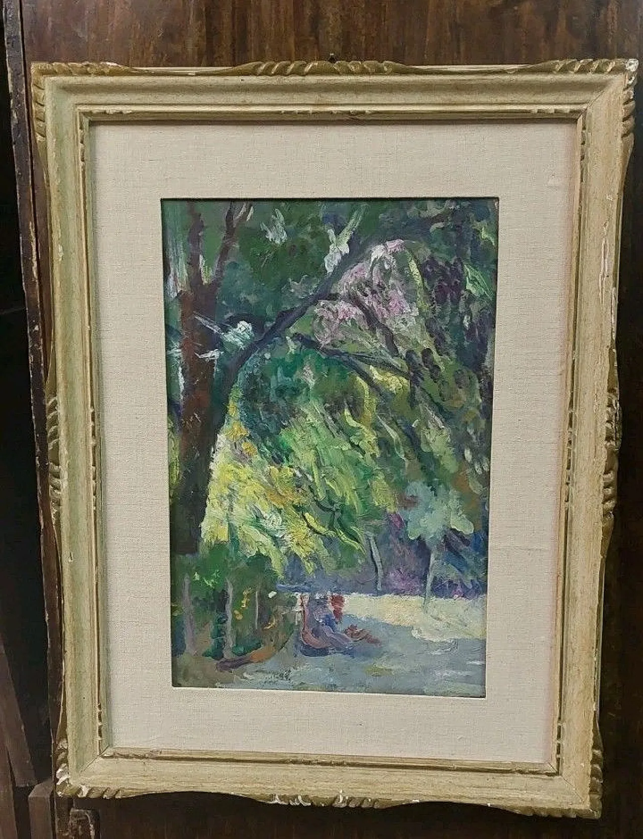 Landscape Impressionist, oil on panel, early 20th century 2