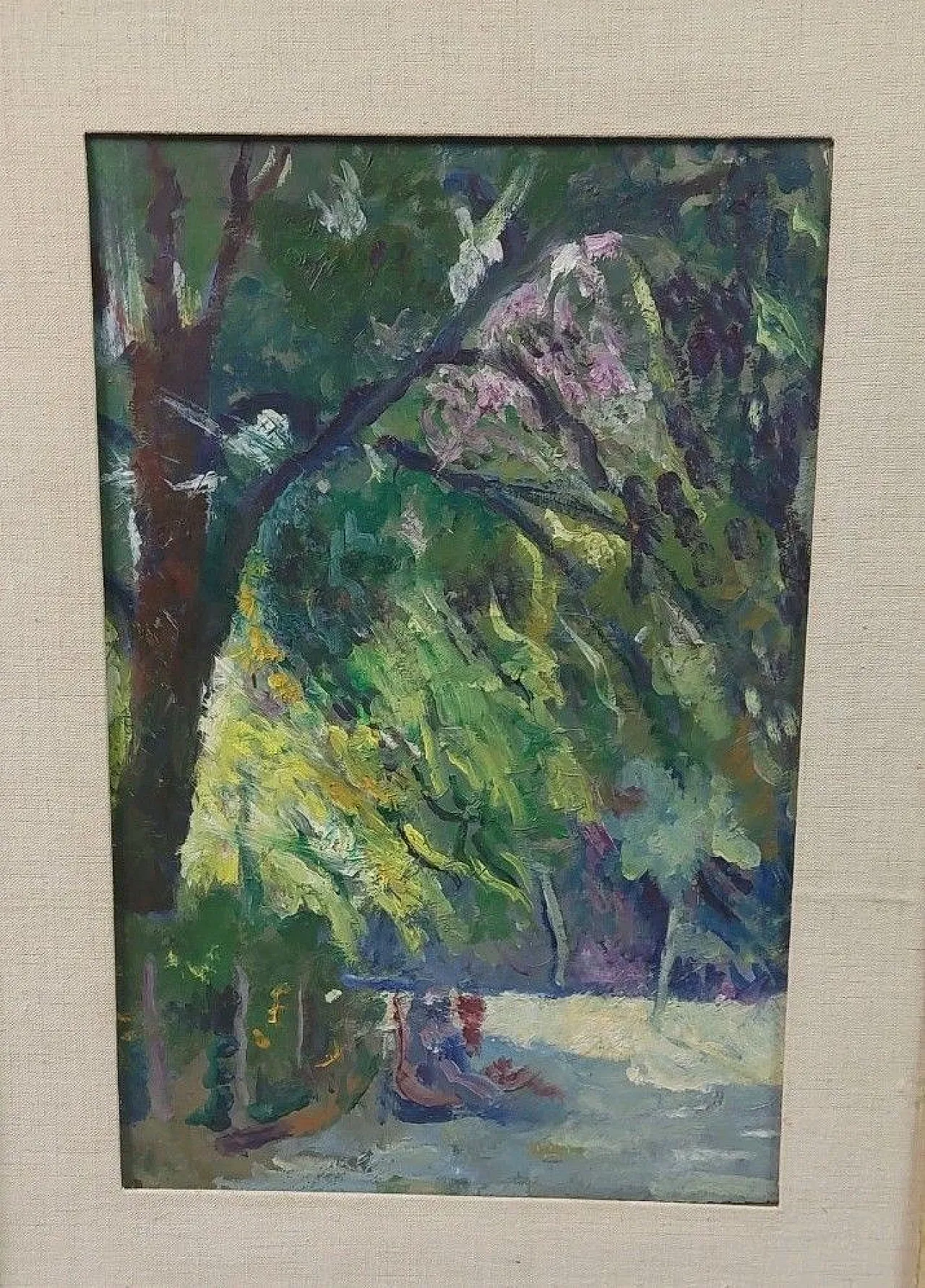 Landscape Impressionist, oil on panel, early 20th century 3