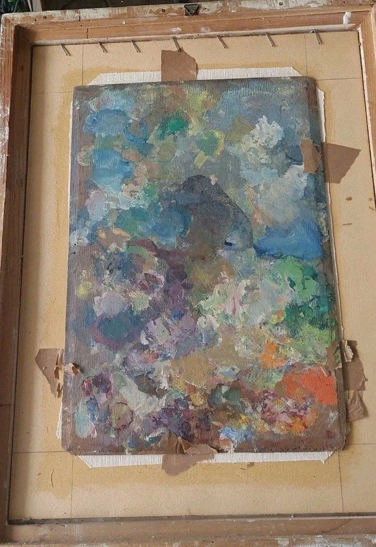 Landscape Impressionist, oil on panel, early 20th century 4