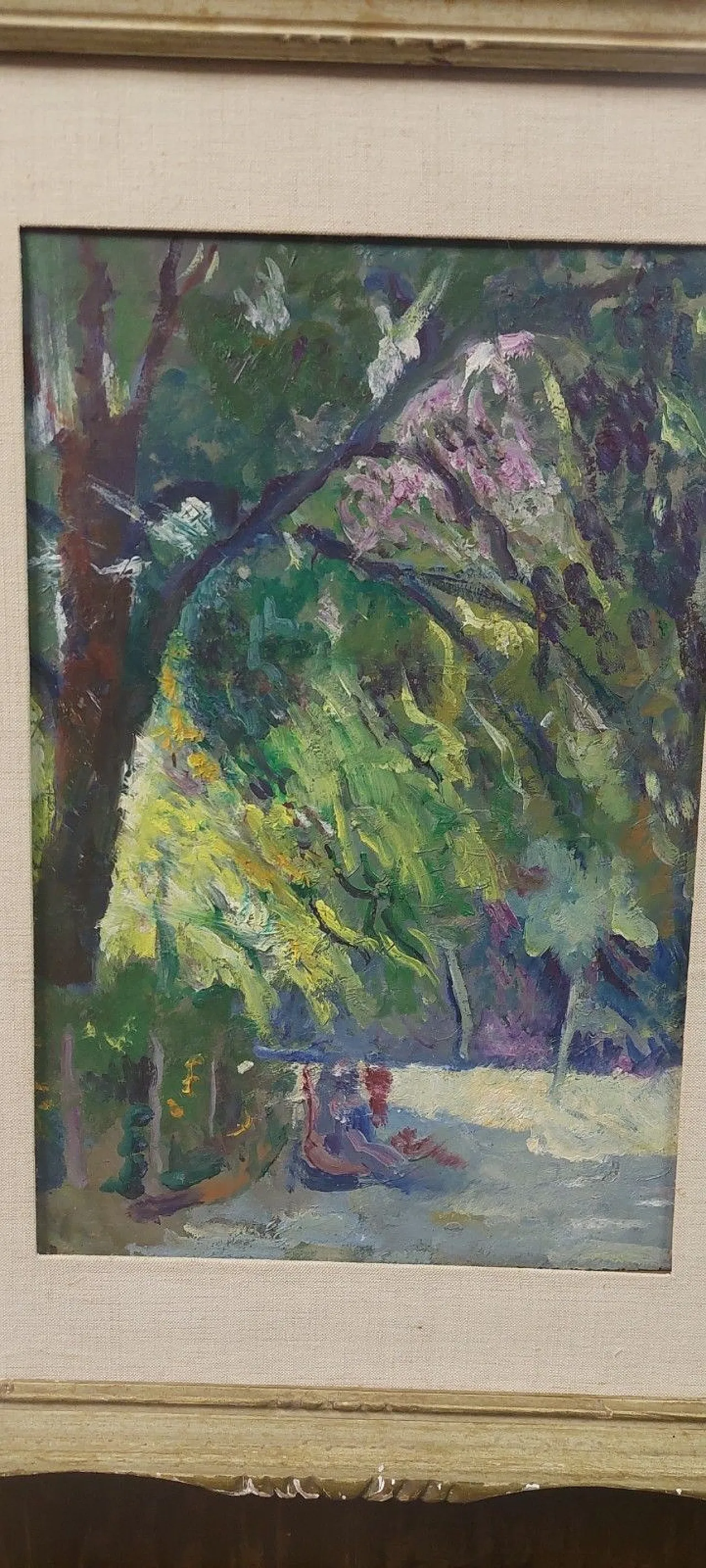 Landscape Impressionist, oil on panel, early 20th century 5