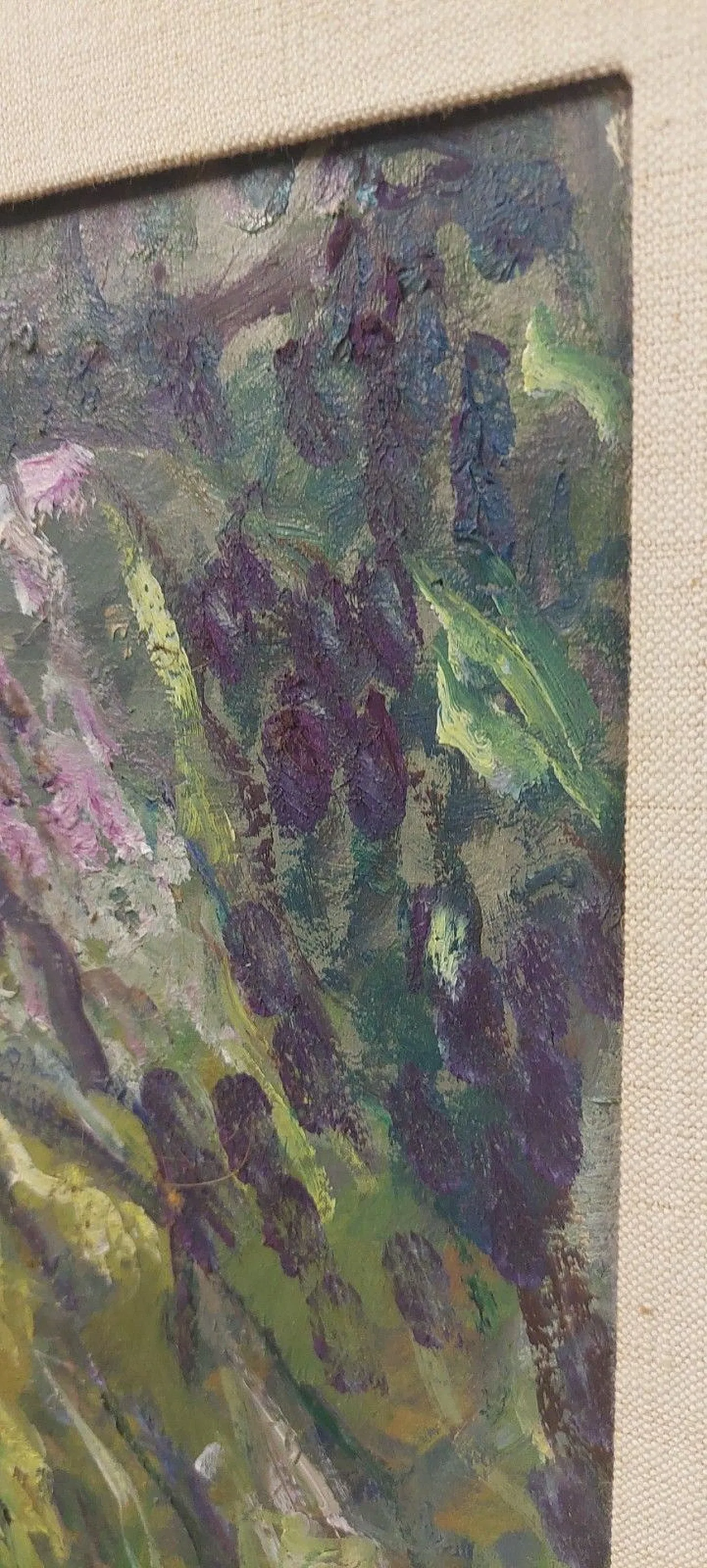 Landscape Impressionist, oil on panel, early 20th century 7